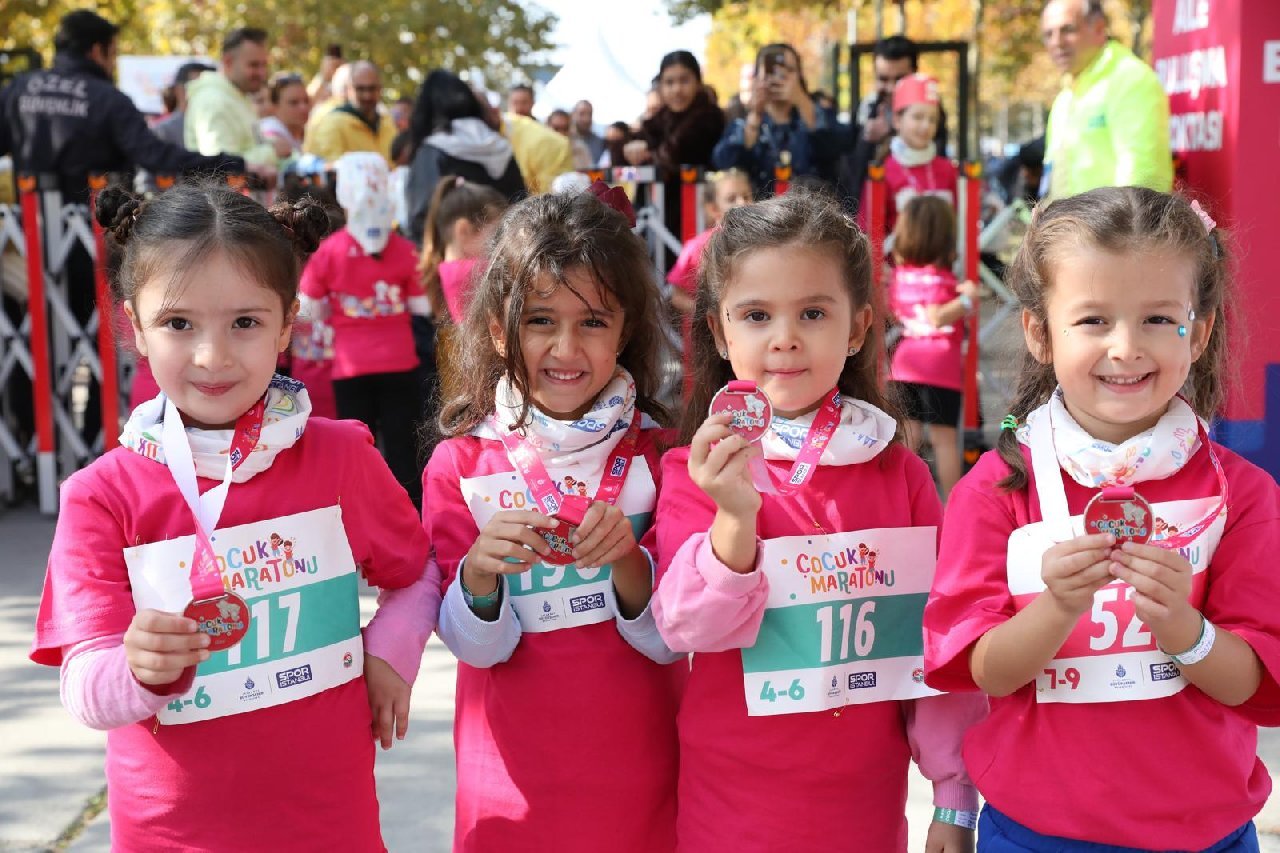 İlk önce geleceğin maratoncuları koştu