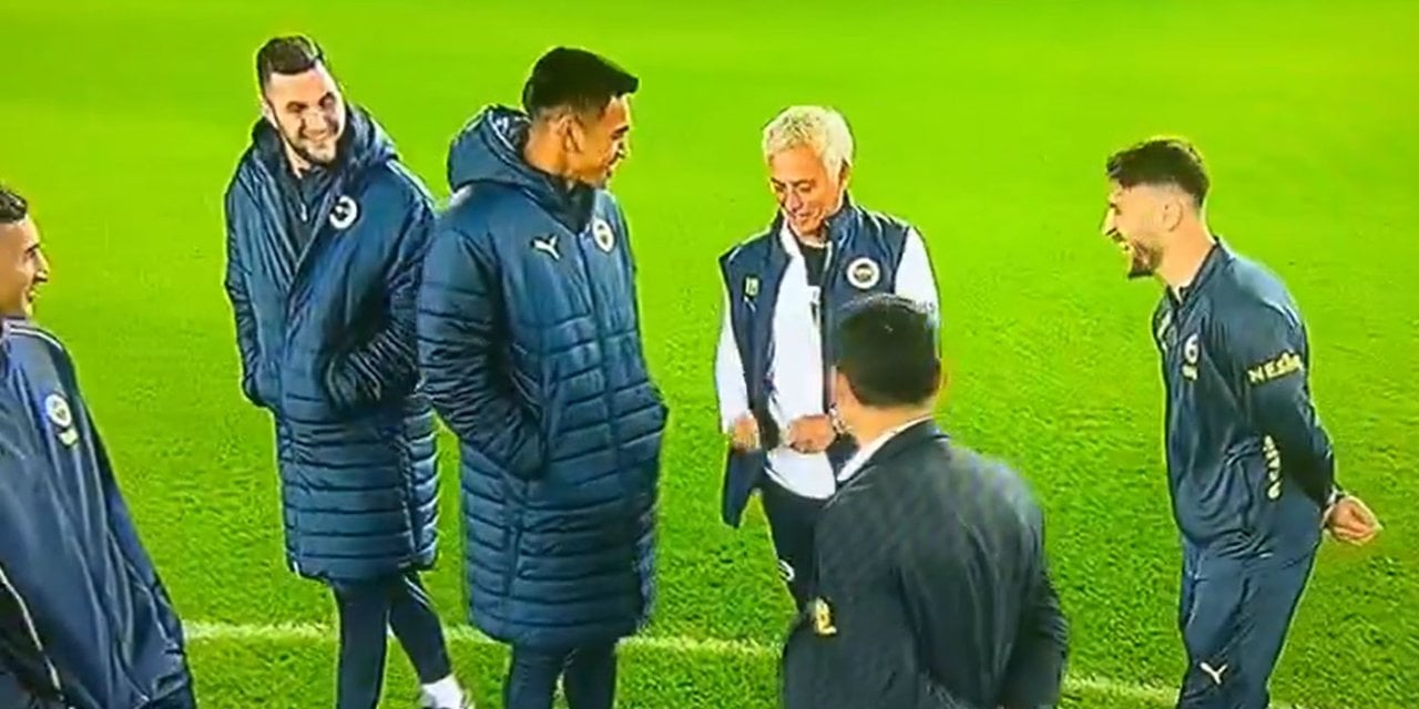 Trabzonspor Fenerbahçe maçı öncesi Mourinho'dan olay hareket