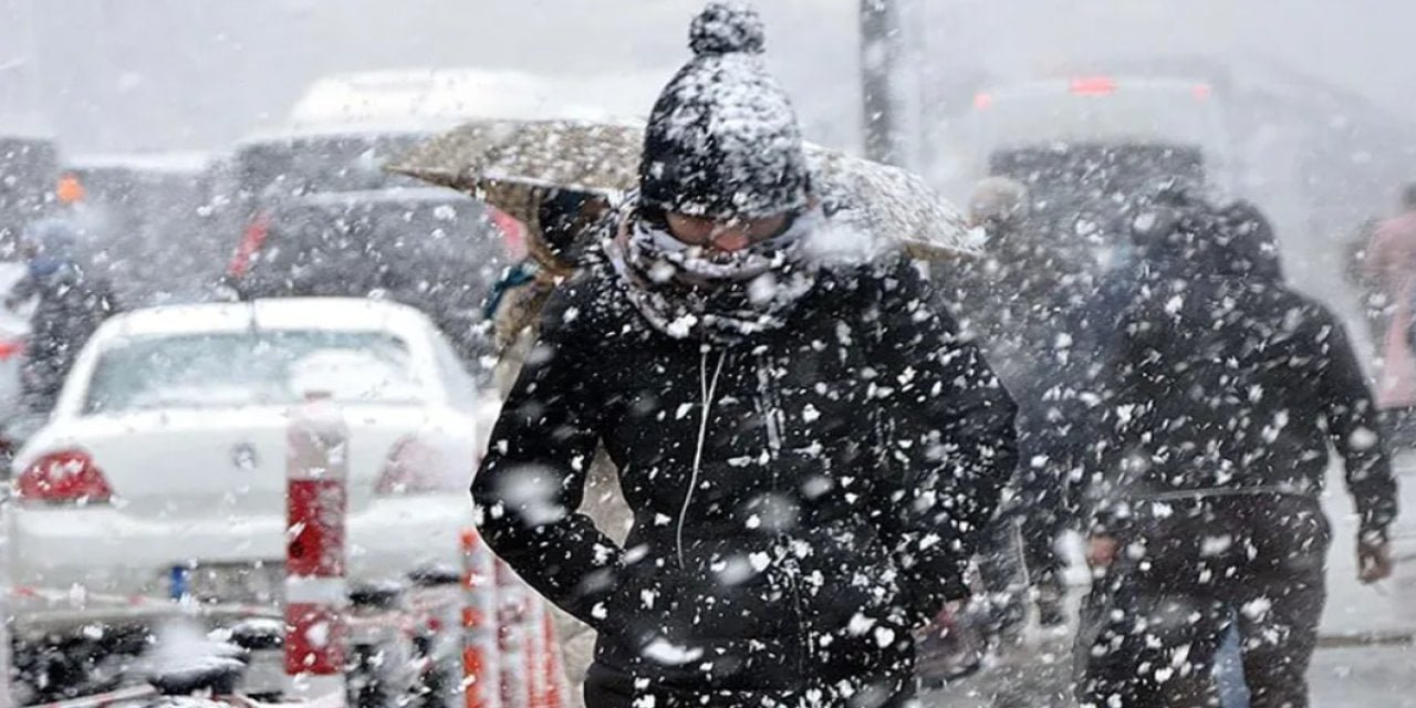 Meteorolojiden yedi kente sarı kodlu uyarı. 3 ile kar yağacak