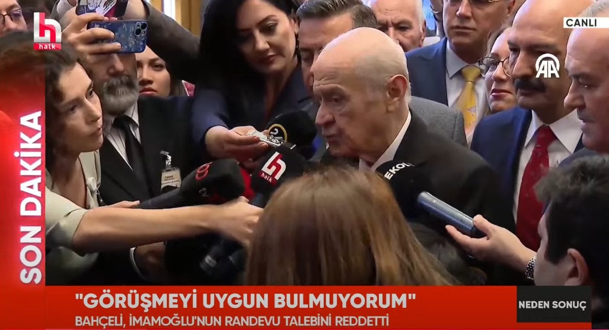 Bahçeli İmamoğlu'nun Randevu talebini reddetti