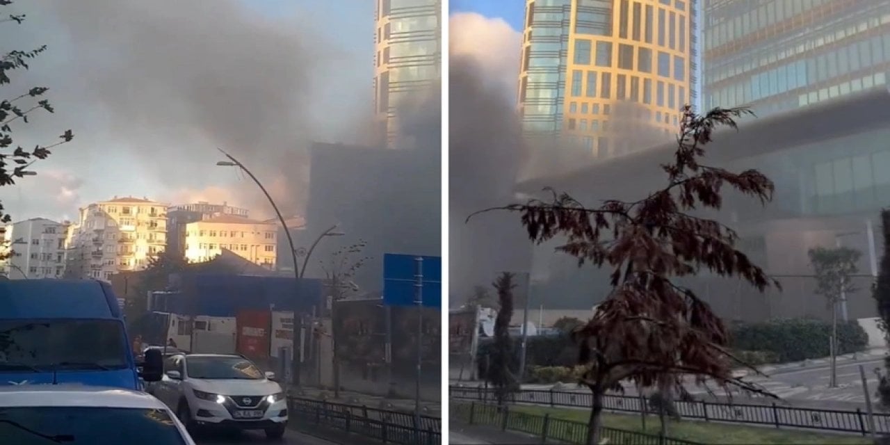 İstanbul'daki bir AVM'de yangın paniği