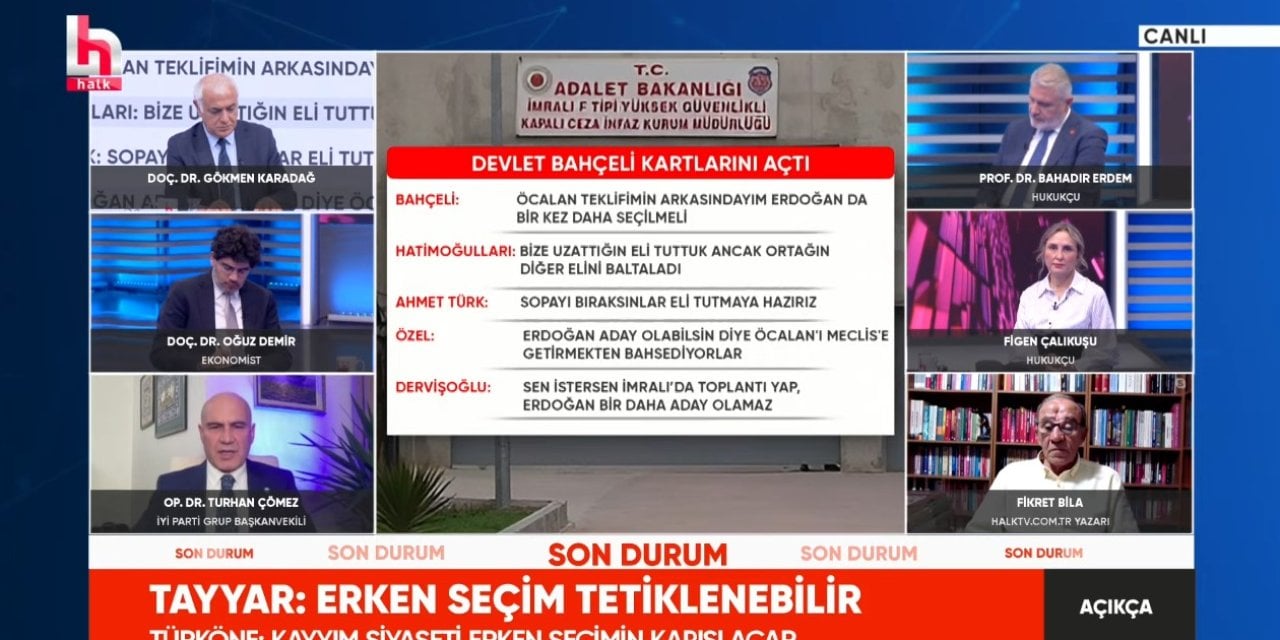 Turhan Çömez Halk TV'de net konuştu: Öcalan'ın Meclis'te konuşması için cesetlerimizi çiğnemeleri gerekiyor