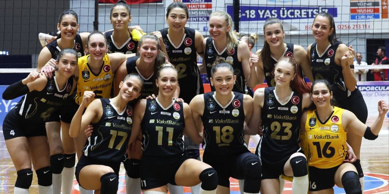 Vakıfbank Aydın'a set vermedi