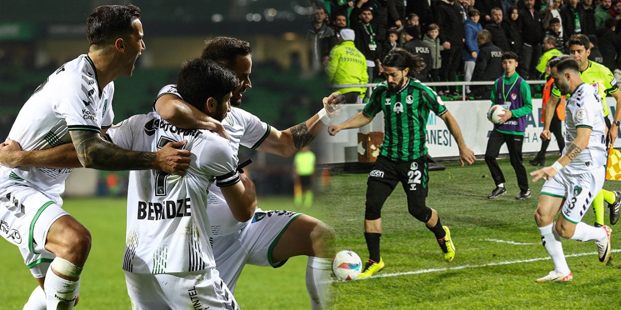 Kocaelispor derbide Sakaryaspor'u devirdi. Tek golle kazandı