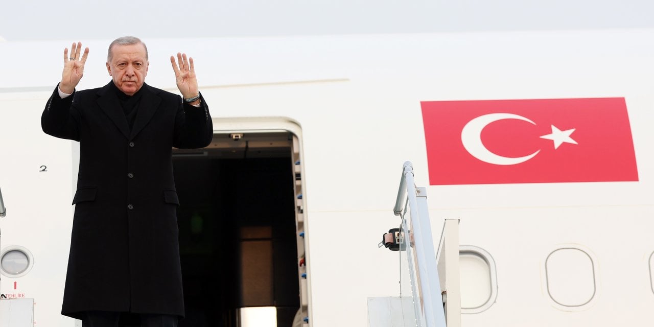 Erdoğan, Suudi Arabistan'a gitti