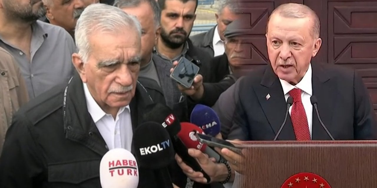 Erdoğan 'Ne idiği belirsiz tipler' dedi. Ahmet Türk yanıt verdi