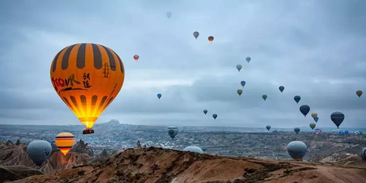 Kapadokya'yı 10 ayda 4 milyon turist ziyaret etti