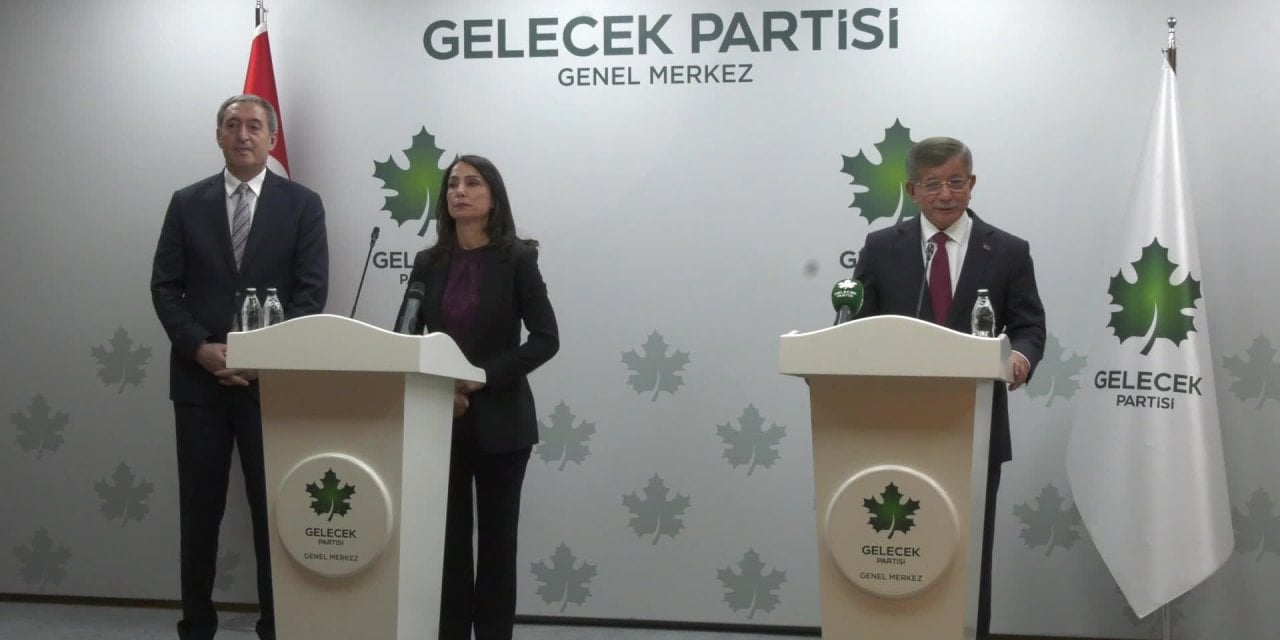 DEM Parti Eş Genel Başkanları Ahmet Davutoğlu ile görüştü