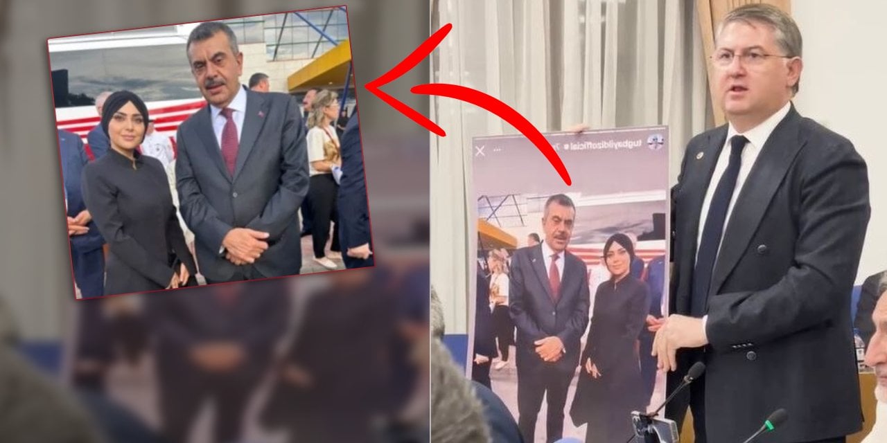 Bakan Tekin'i sıkıştıran fotoğraf. CHP’li vekil gösterdi