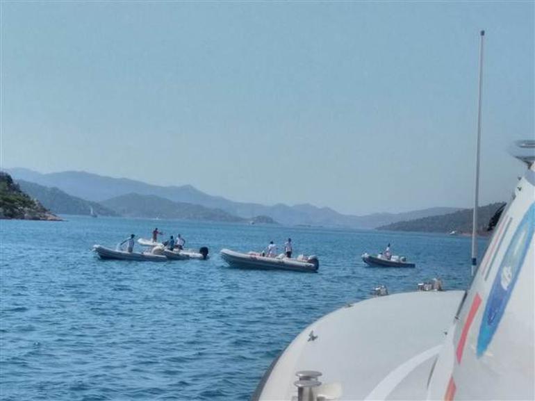 Marmaris'te tekne battı! 3 kişi kayıp, 8 kişi kurtarıldı...