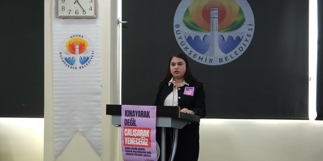 Adana Büyükşehir Belediyesi, kadına şiddete dikkat çekmek için Anıt Sayaç uygulaması başlattı