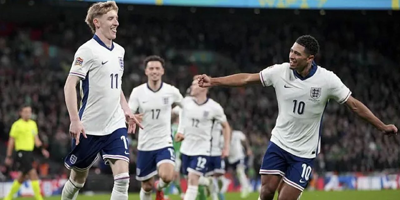 İngiltere İrlanda'ya gol yağdırdı. 5-0'la A Ligi'ne çıktı