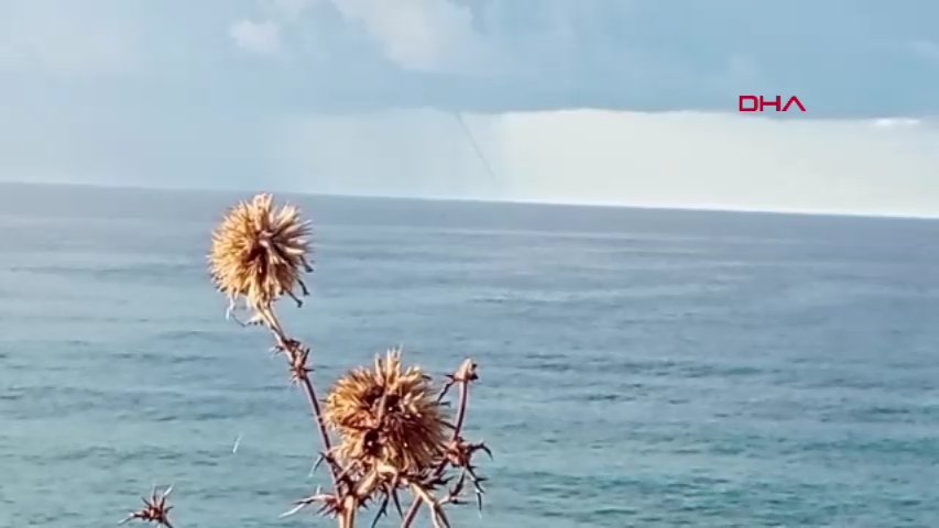 Alanya'da denizde hortum çıktı
