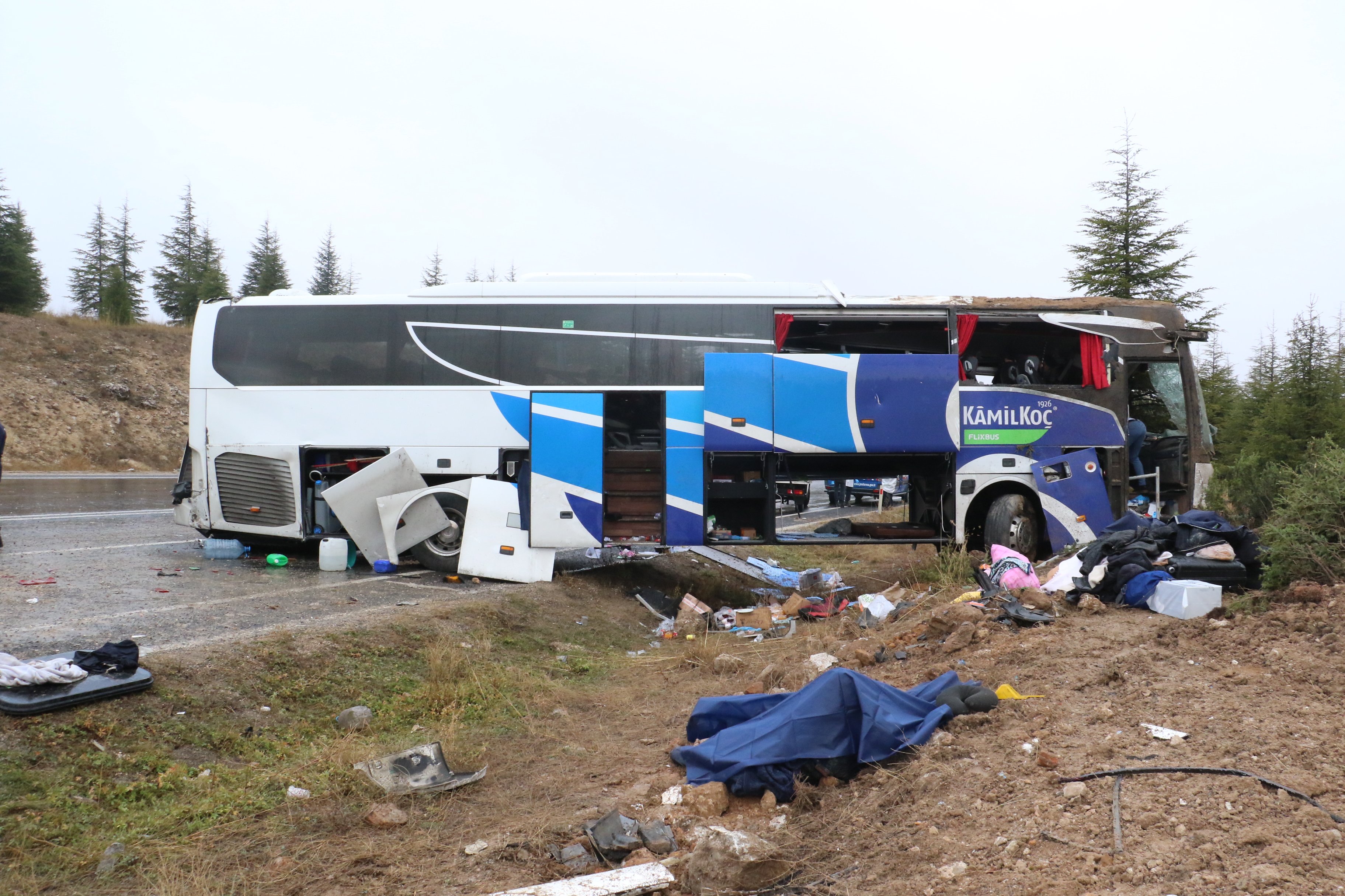 Eskişehir'deki otobüs kazasında hava koşullarında uyulmamış