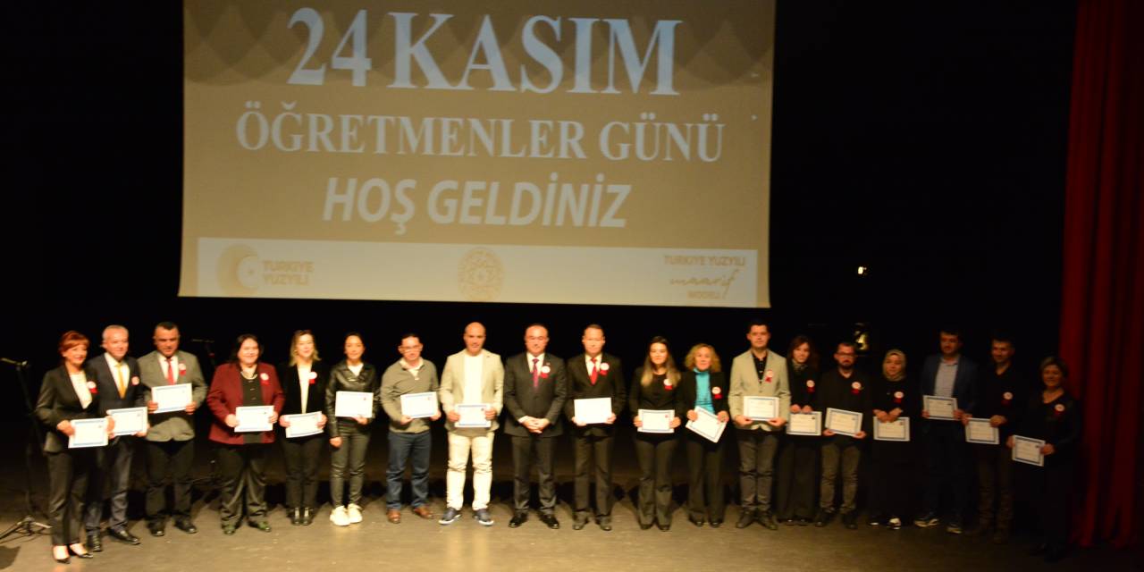 Trakya'da 24 Kasım Öğretmenler Günü kutlaması