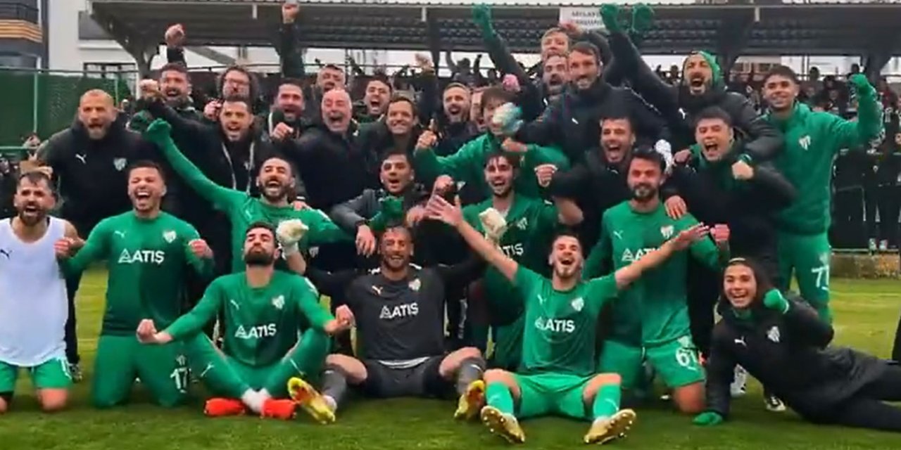 Bursaspor Elazığ'da 10 kişiyle kazandı. Fark açıldı