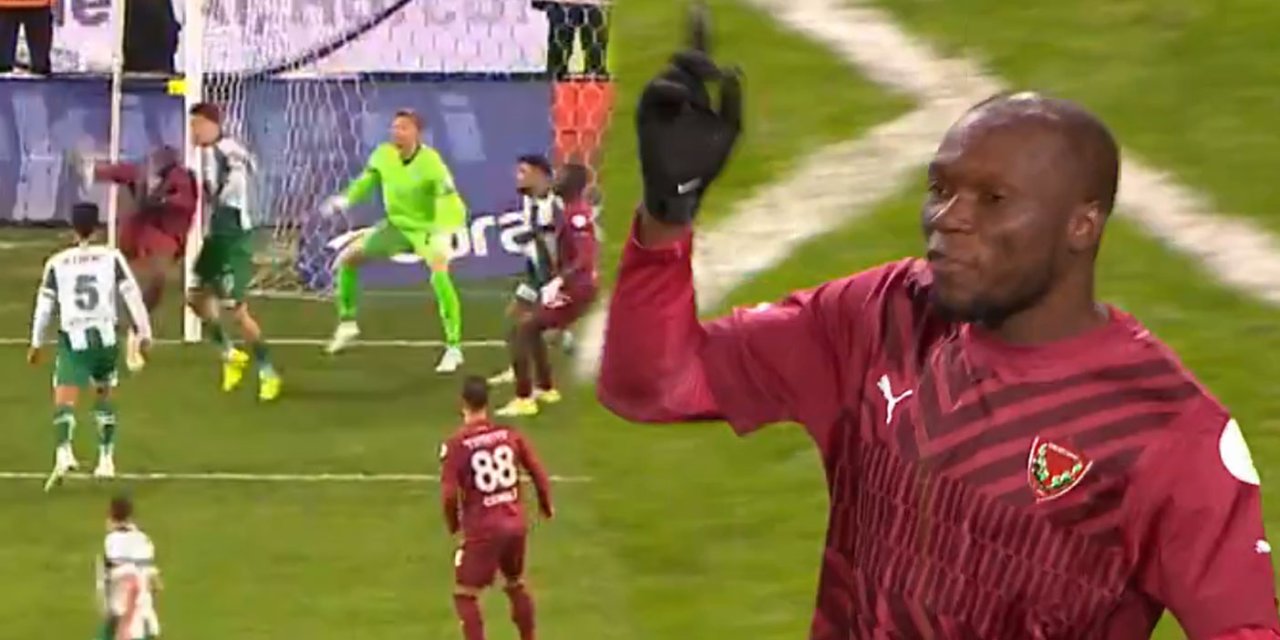 Aboubakar 90'da röveşatayla attı. Hatayspor puanı kaptı