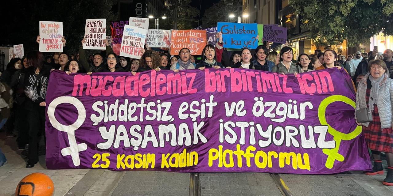 Kadına yönelik şiddeti protesto etmek isterken gözaltına alınan 168 kişinin 158'i serbest bırakıldı