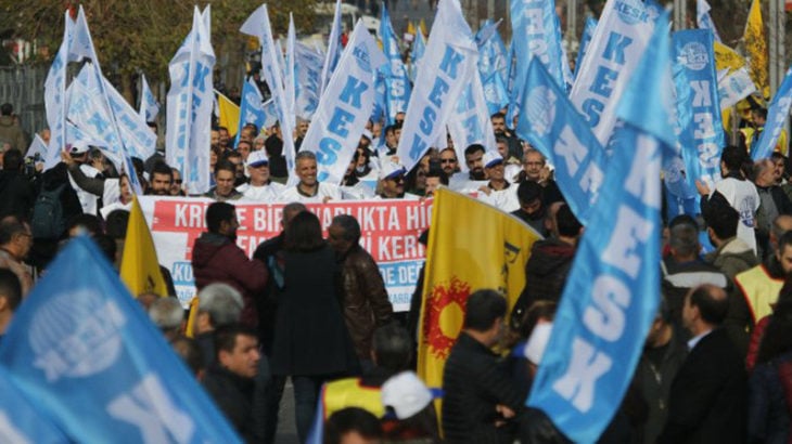 KESK'ten Ankara'da 'Geçinemiyoruz' mitingi