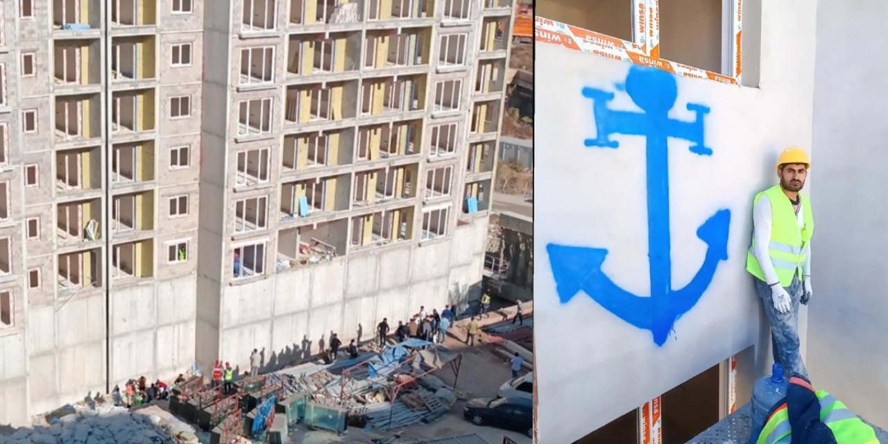 Ankara Büyükşehir'in iştiraki PORTAŞ'ın inşaatın bir emekçi düşüp öldü