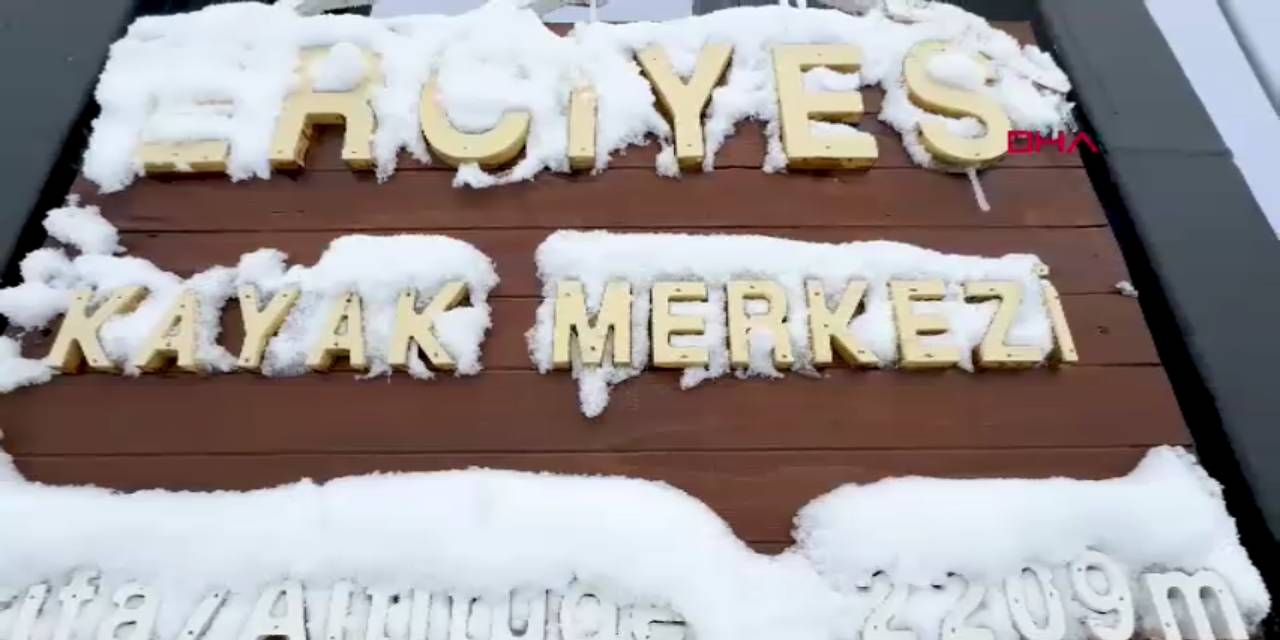 Türkiye'nin gözdesi Erciyes Kayak Merkezi'nde yeni sezona hazırlık başladı