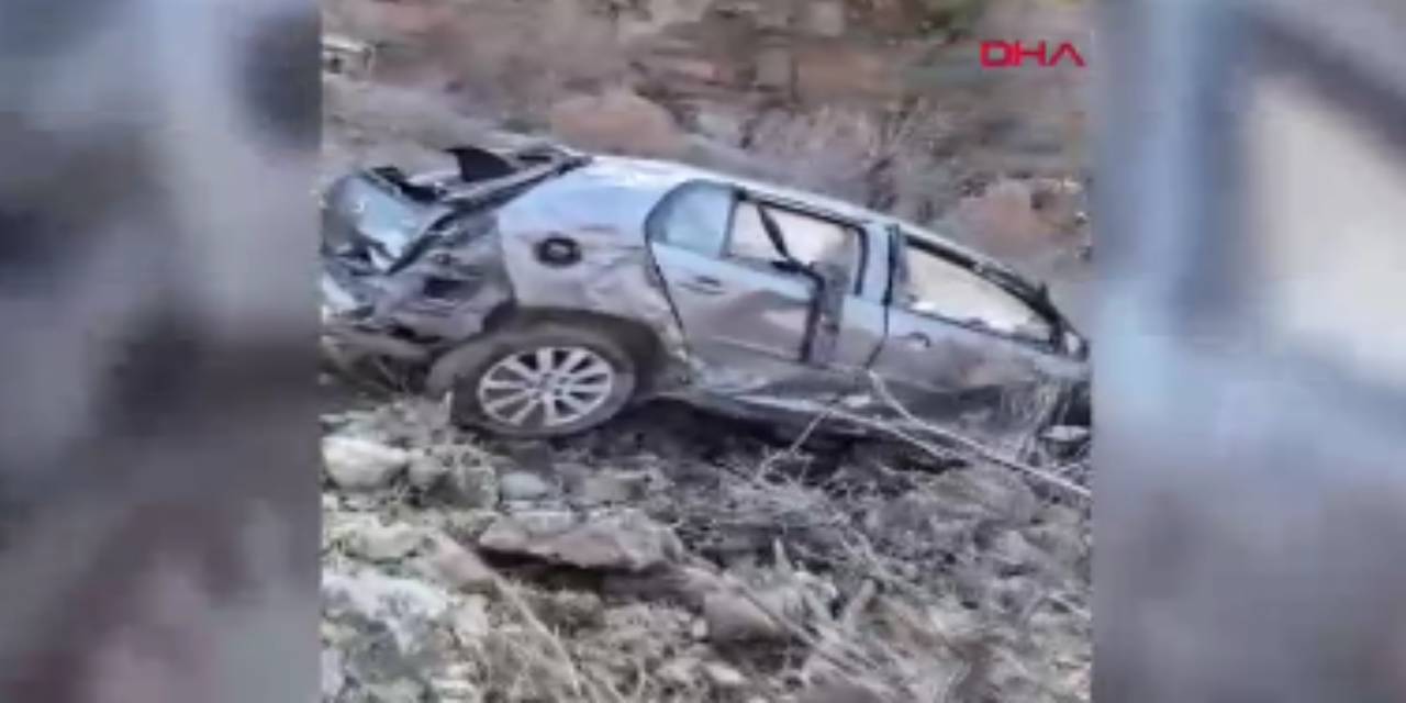 Siirt'te otomobil şarampole devrildi. Ölü ve yaralılar var