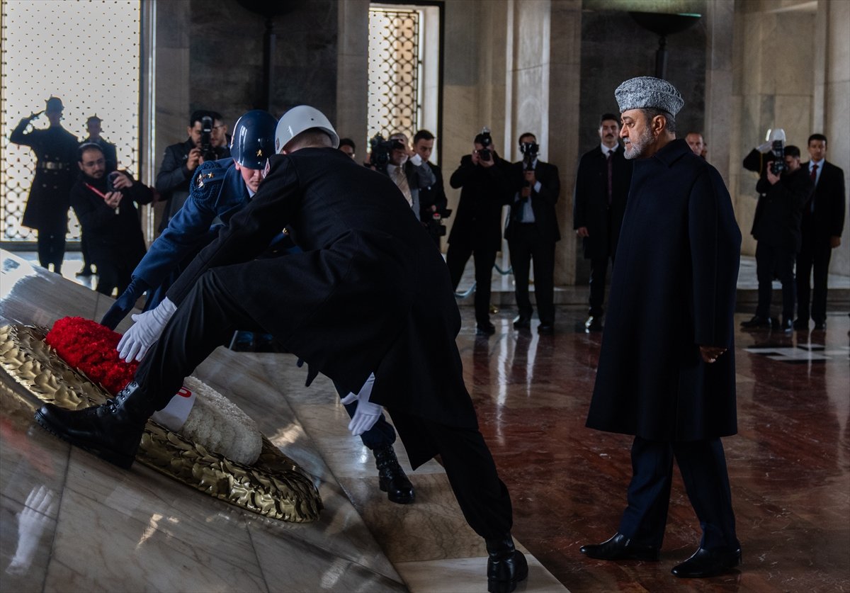 Umman Sultanı Heysem Bin Tarık Anıtkabir'de