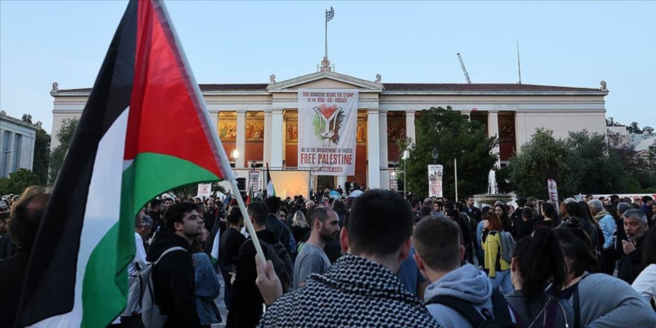 Yunanistan'da muhalefetten hükümete Filistin çağrısı