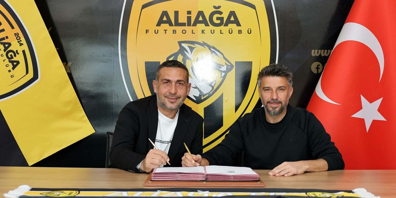 Polat Çetin resmen  Aliağa Futbol'da. İmzalar atıldı