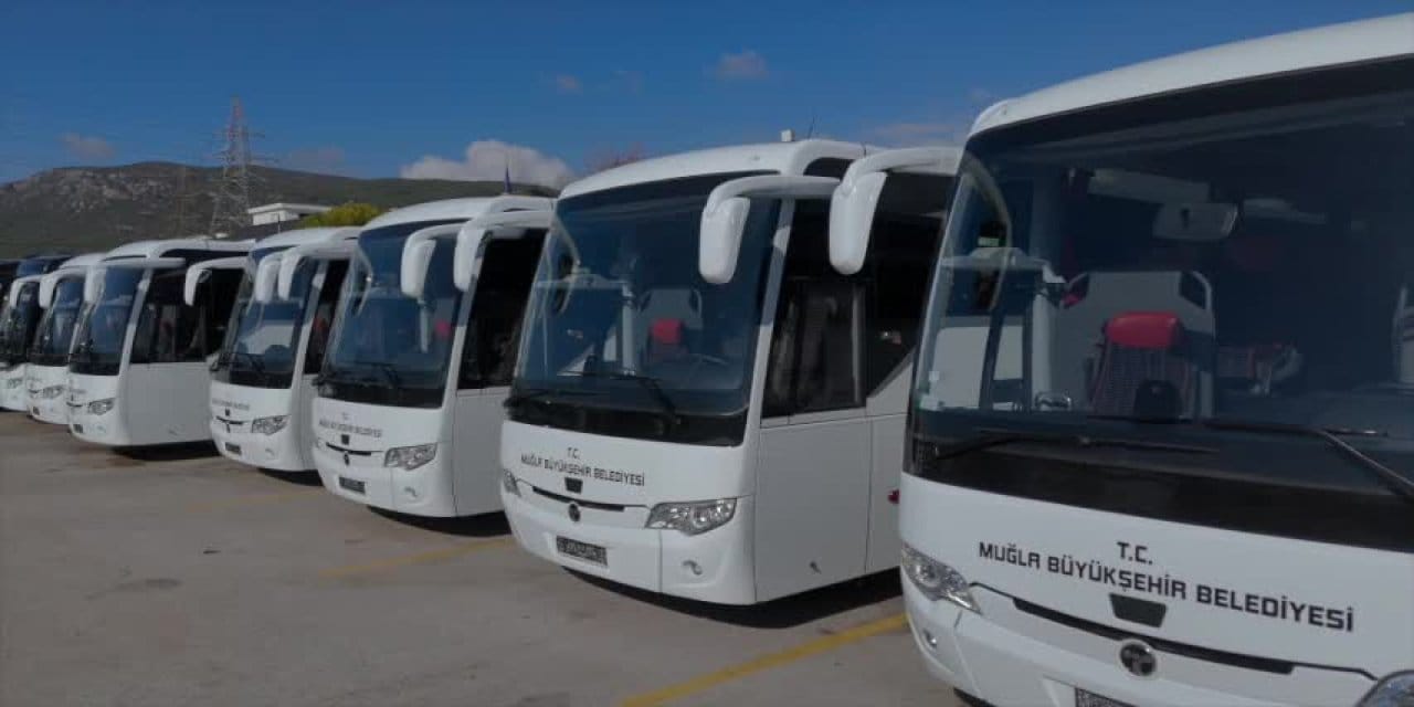 Muğla'ya yeni 35 otobüs