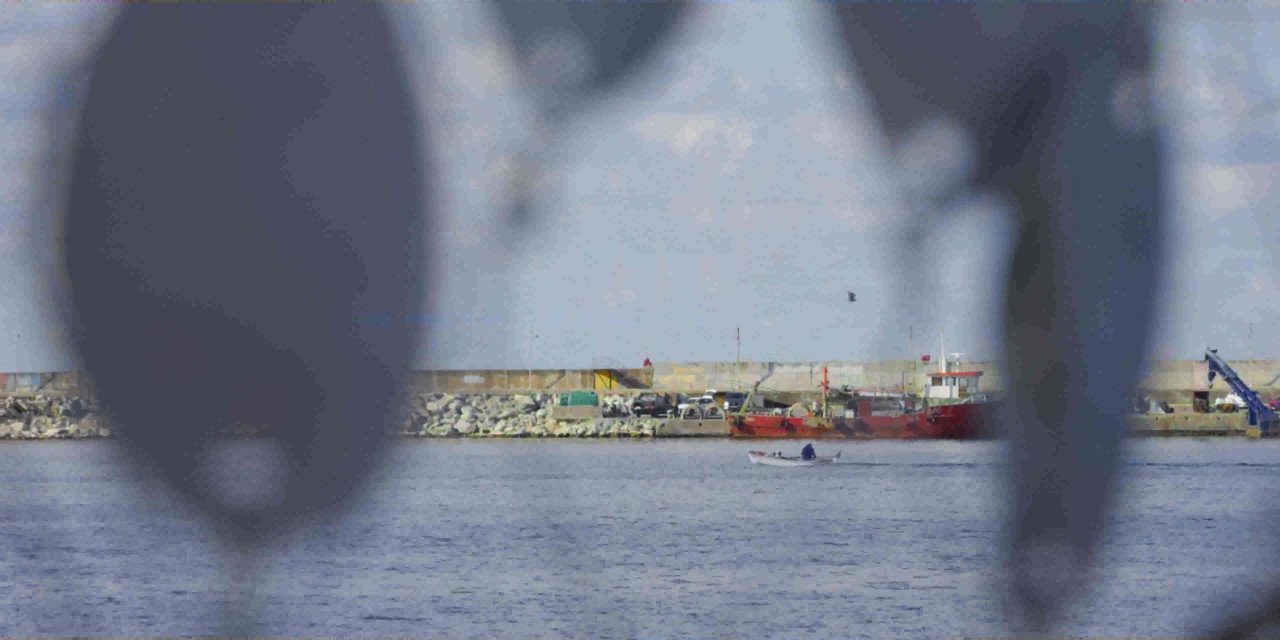 Denizden toplanan atıklarla yapıldı. Sergilenmeye başladı