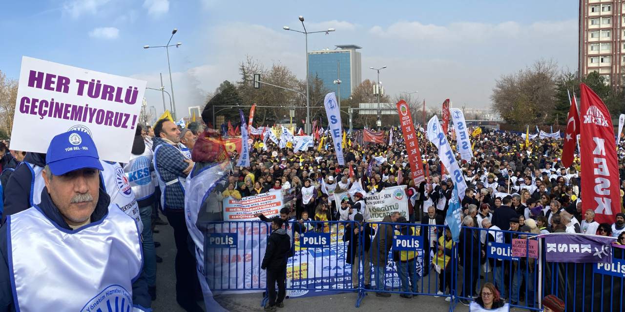 Emekçinin "Geçinemiyoruz" çığlığı Tandoğan'ı tıklım tıklım doldurdu