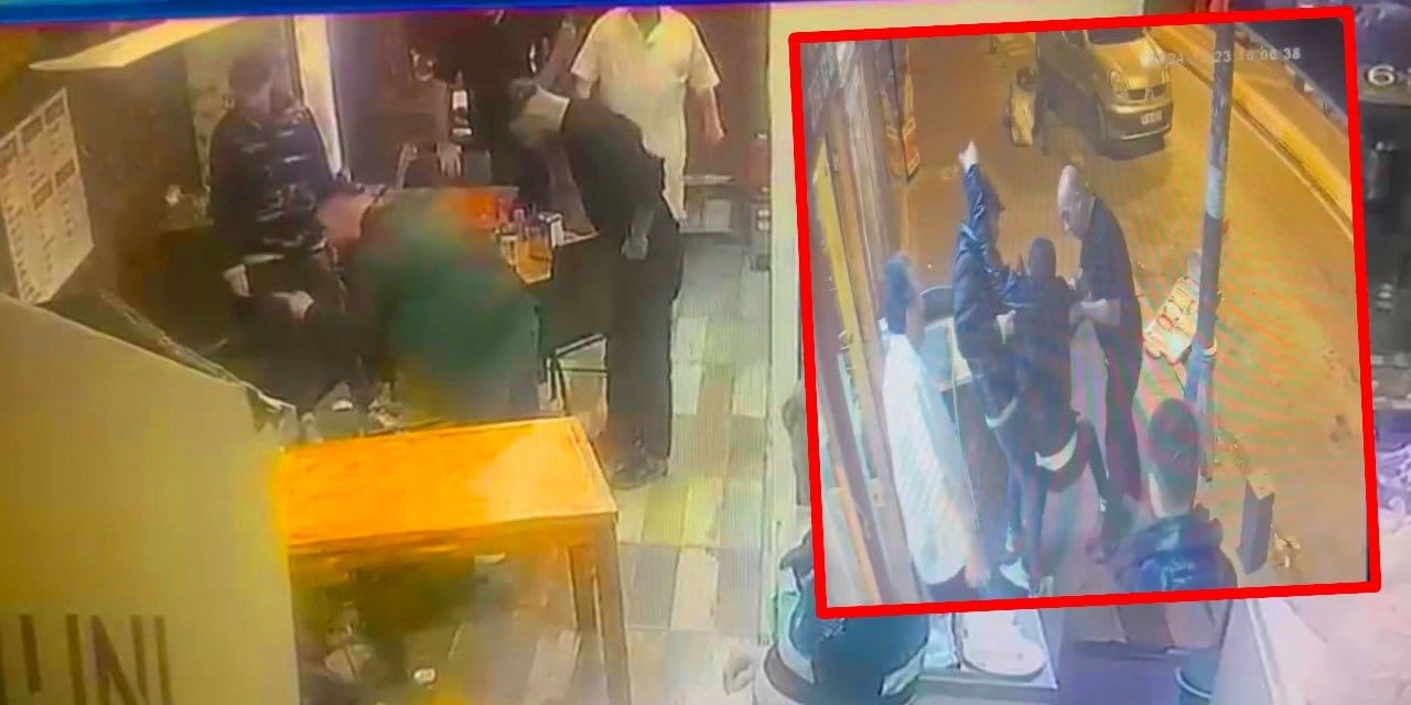 Çorbacıda silahlı kavga: Garsonlar dışarı attı!