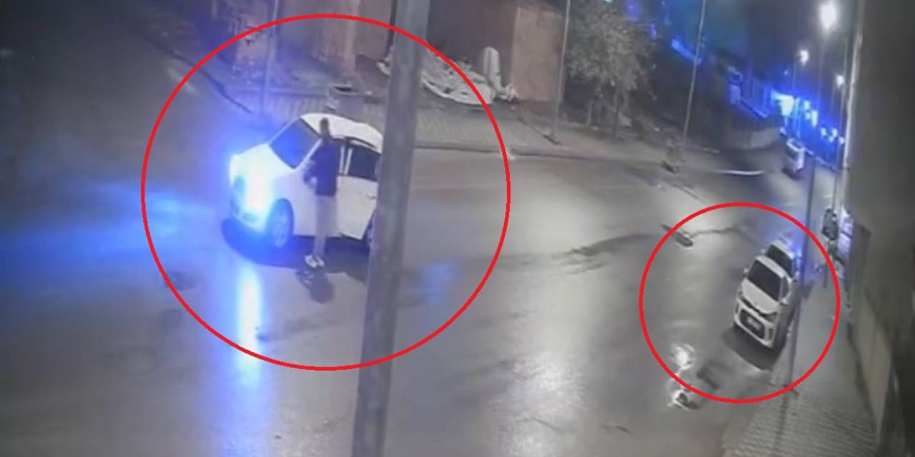 Park halindeki otomobile çarpıp kaçtı