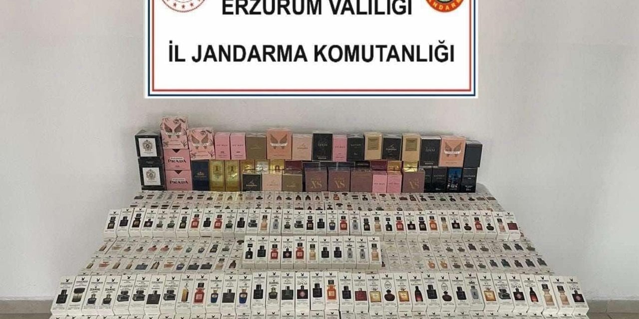 Jandarma 2,8 milyon liralık kaçak parfüm ele geçirdi