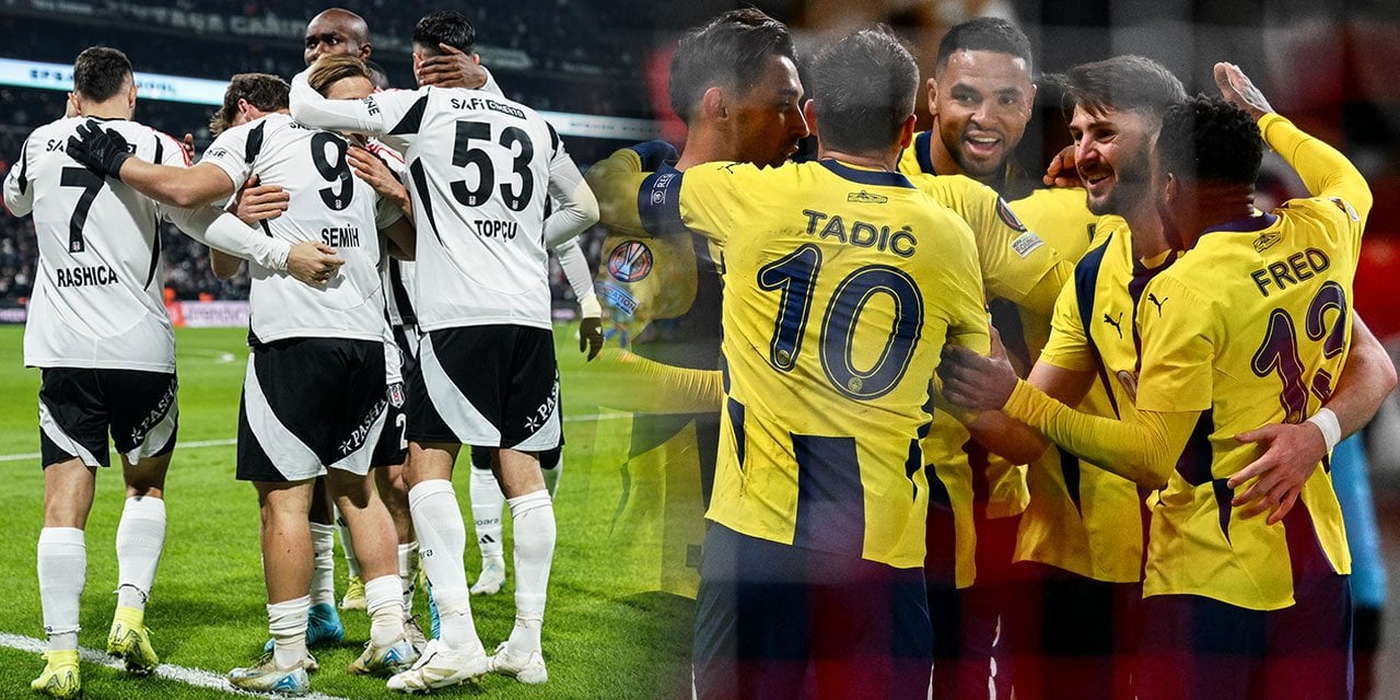 Fenerbahçe ve Beşiktaş'ın ilk 11'leri belli oldu