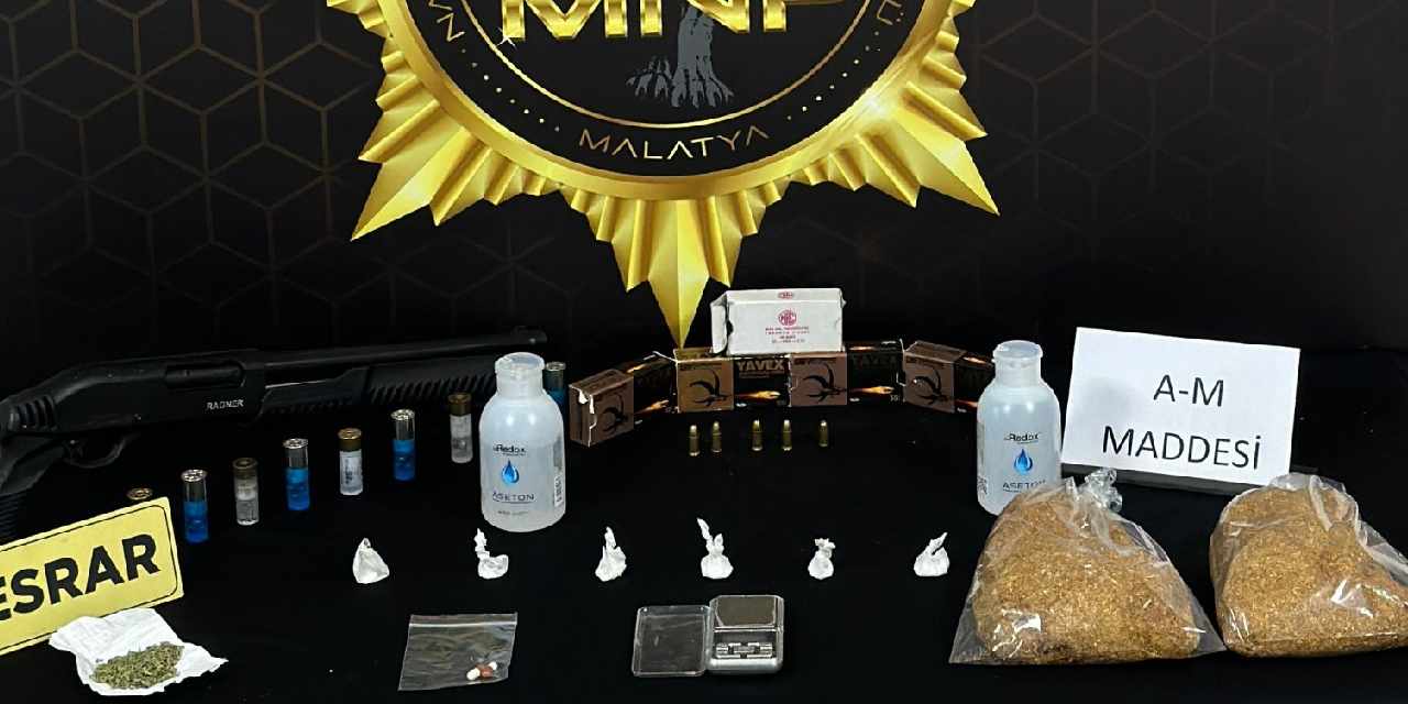 Malatya'da uyuşturucu operasyonu