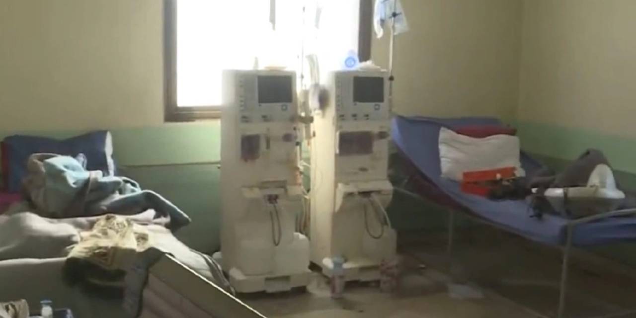 Teröristlerin hastane altındaki tüneli bulundu. O anlar kamerada