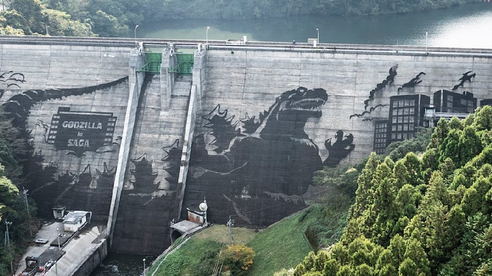 Godzilla barajı yapıldı