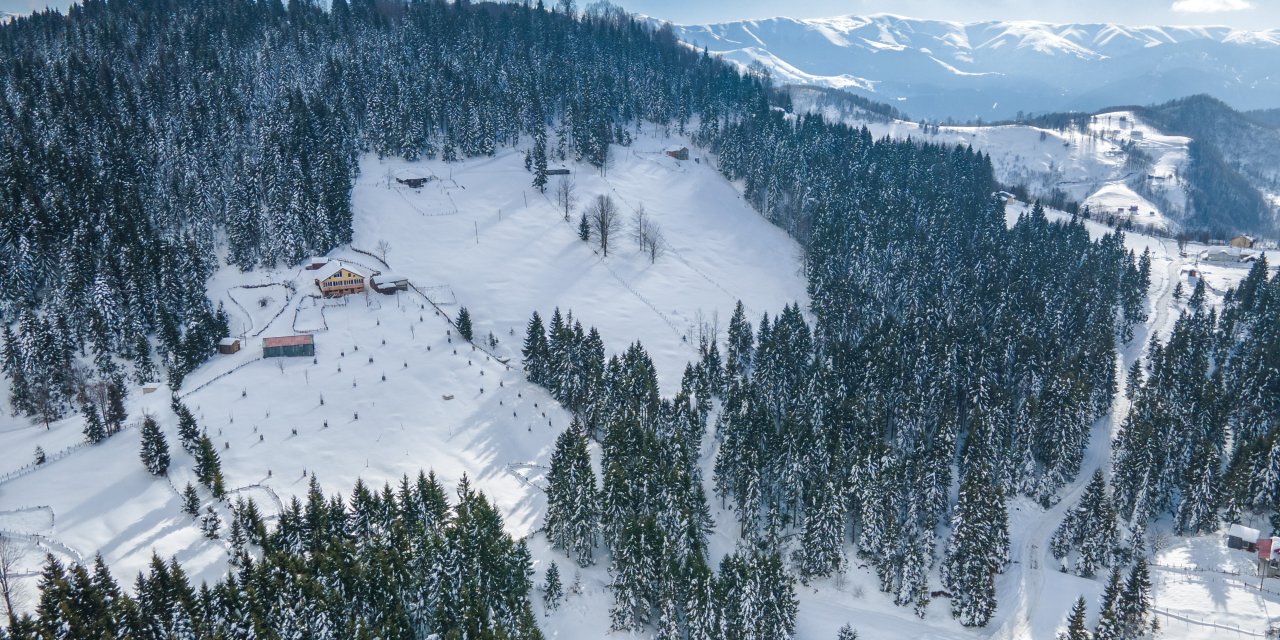 Trabzon'un meşhur yaylası beyaza büründü. Görenlerin nefesi kesildi