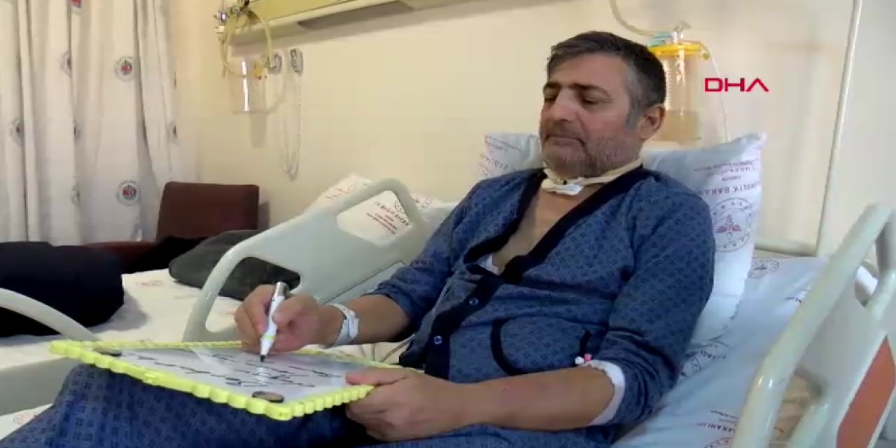 35 yıl boyunca günde iki paket sigara içti. Artık konuşamıyor