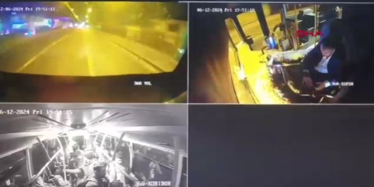 Otobüs şoförü yolcuyu hastaneye yetiştirdi