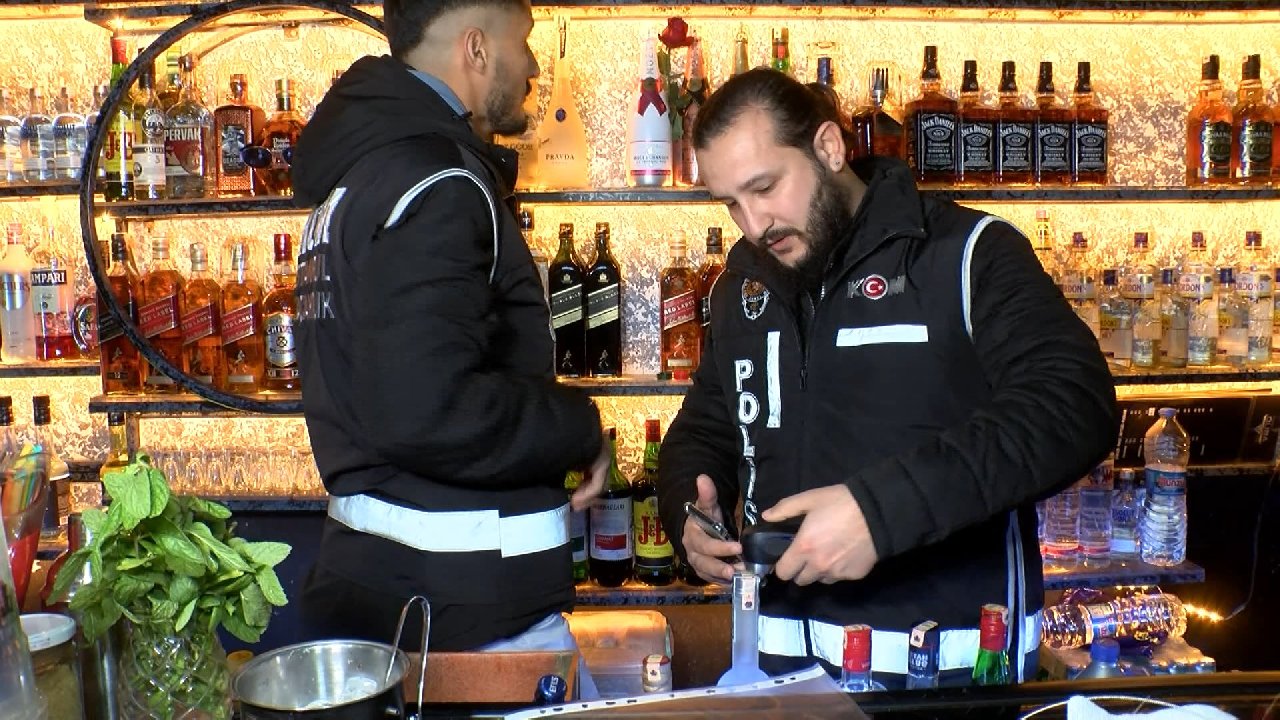 Beyoğlu'nda kapsamlı içki denetimi