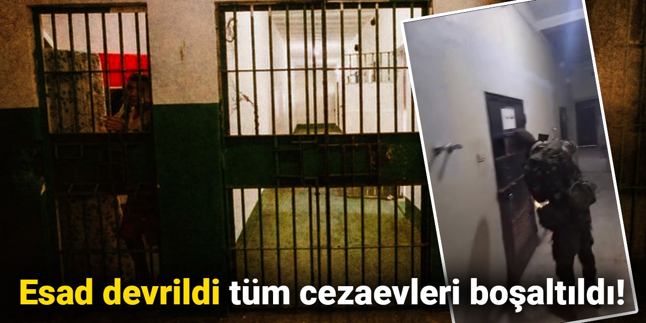 Esad devrildi tüm cezaevleri boşaltıldı!