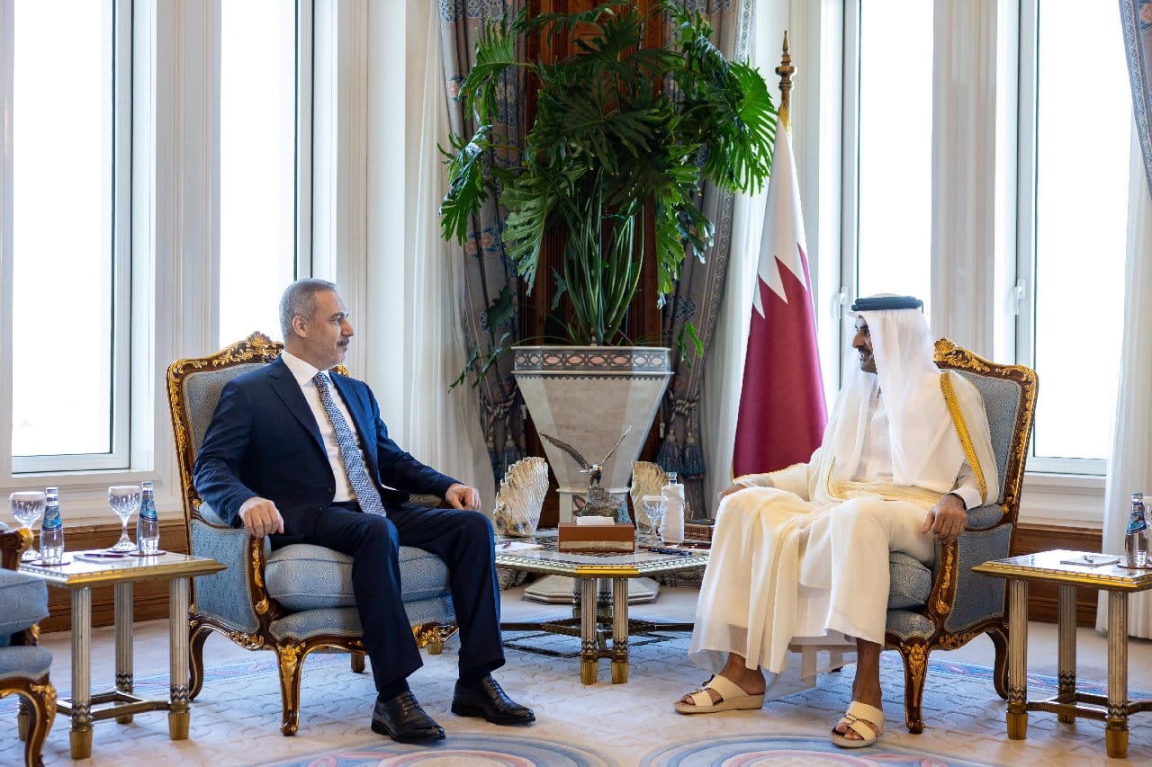 Bakan Fidan Katar Emiri Al Sani ile görüştü