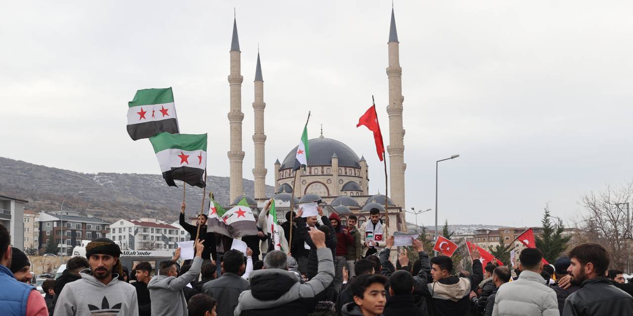 Esad devrildi Türkiye'deki Suriyeliler kutlamaya çıktı