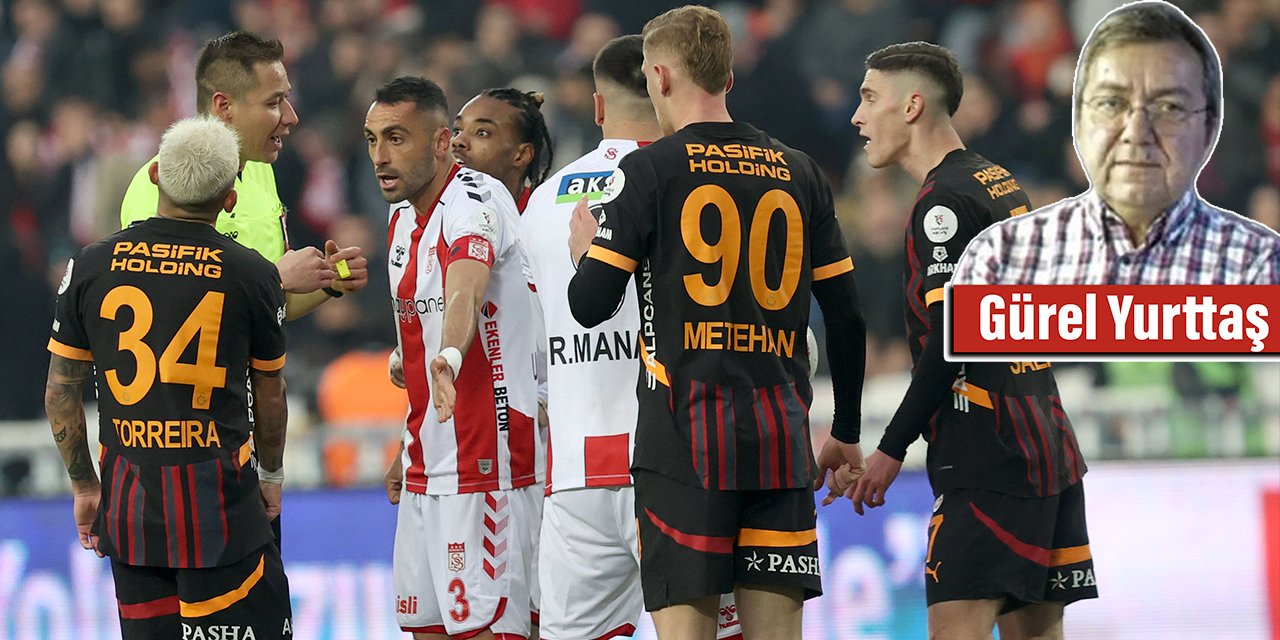 Yine Galatasaray yine hakem. Sivas'ta yine aynı senaryo
