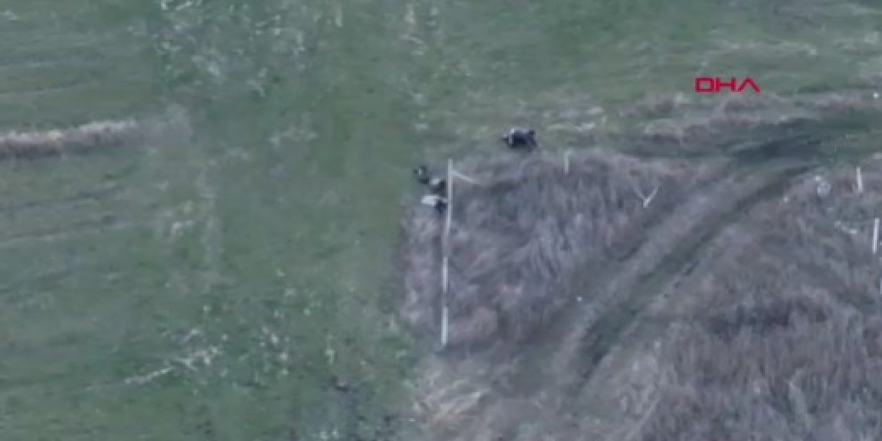 Hırsızlar dron destekli operasyonla yakalandı