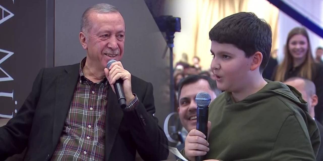 Erdoğan'ın torunu ile diyalogu dikkat çekti: Siyasi tecrübe kazanmış oldum