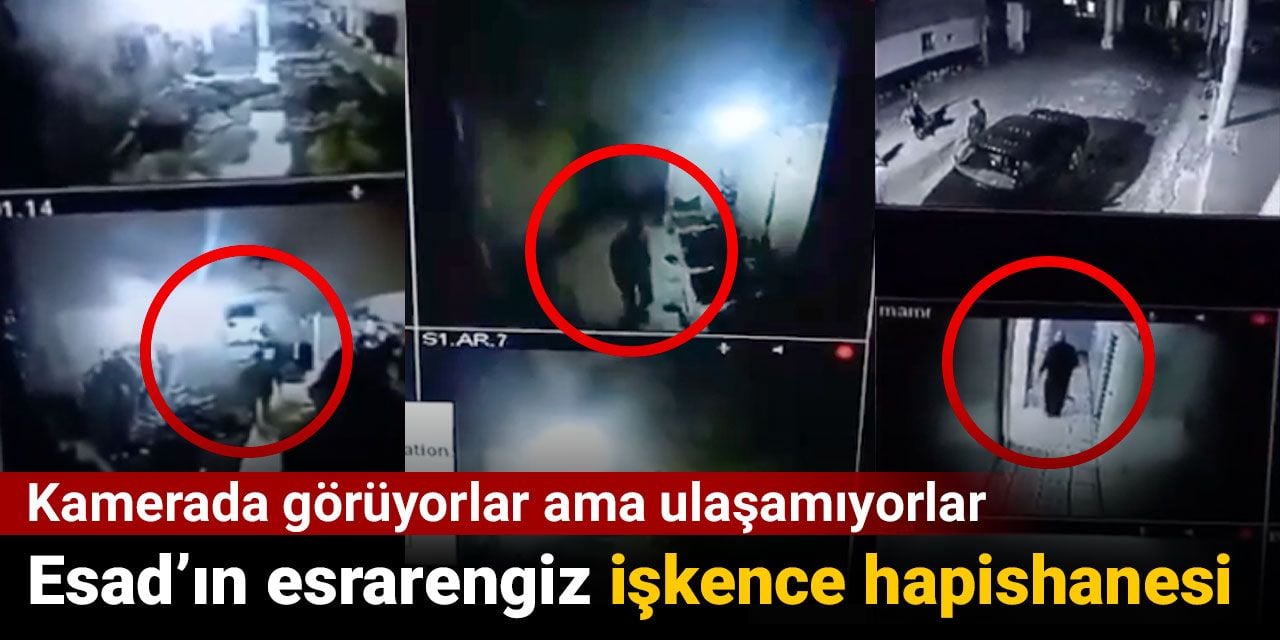 Esad'ın esrarengiz işkence hapishanesi. Kamerada görüyorlar ama ulaşamıyorlar